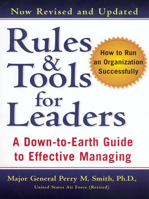 Rules and Tools for Leaders - ebook